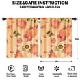 thumbnail image 2 of Fall Festival Rustic Fall Style Kitchen Curtains 2 Pack Rod Pocket,52x63in Kitchen Curtains Fall Holiday Long Curtain, 2 of 5