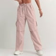 thumbnail image 6 of Women's High-Waisted Wide-Leg Overalls with Pockets - Loose Hiking Pants for Outdoor Comfort, 6 of 9