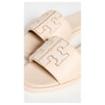 thumbnail image 5 of Tory Burch Double T Sport Women's Leather Logo Flat Slide Sandals, 5 of 5
