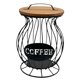 thumbnail image 1 of Organizador de cápsulas de café Cesta para cápsulas de café Alambre Accesorios de barra de café Grande M negro, 1 of 9