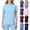 Blue, variant on Nurses Uniform Tops scrubbing Tops Tunic Shirt Clinic Carer-Neck Protective Clothing V-neck Lightweight Breathable Basic Summer Tops (Women's or Women's Plus)