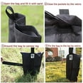 thumbnail image 4 of Eurmax Weight Bags for Pop up Canopy,Canopy Weight,Sand is not Included ,Set of 6,Black, 4 of 5