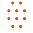 thumbnail image 2 of Wosthever Fuzzy Ball Llavero Flexible Cómodo Encantador Llaveros Adorable Práctico Llaveros Mujeres para Niños Adultos Ancianos Estudiantes Naranja 4cm Naranja 4cm 10piezas, 2 of 3