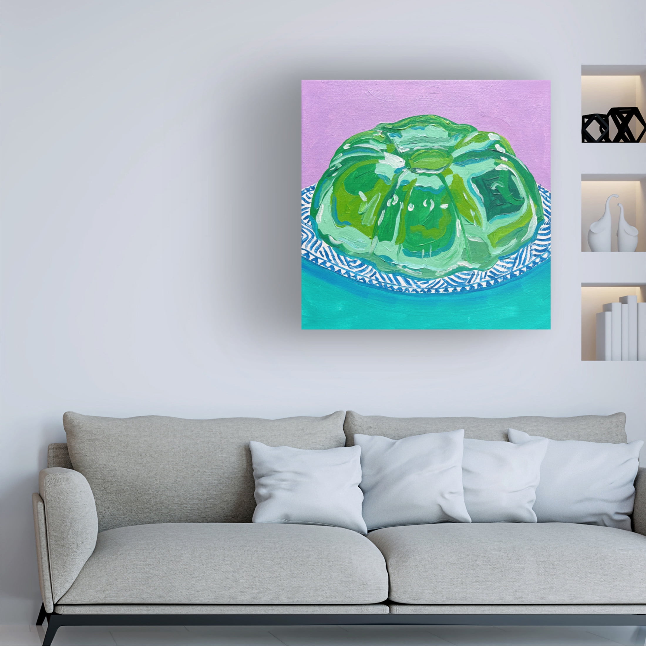 Trademark Fine Art Key and Sea Lime Jello Canvas Wall Art