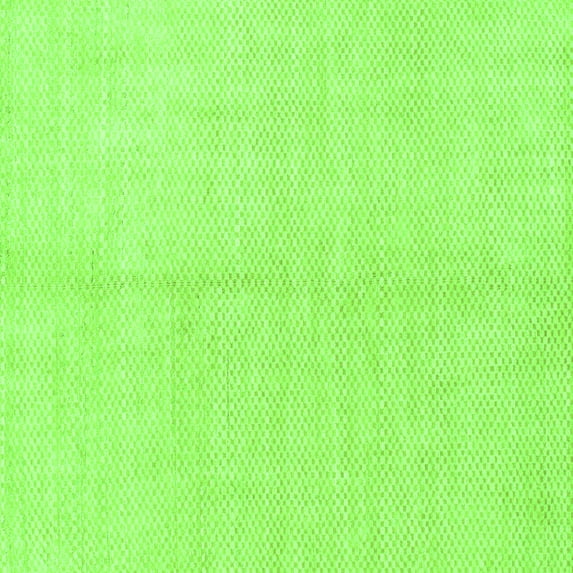 Ahgly Company Indoor Square Solid Green Modern Area Rugs, 6' Square