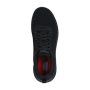 Skechers Work Mens Squad Chaos Fellker Slip Resistant Bungee Slip On Sneakers