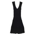 thumbnail image 2 of Altuzarra Robe Midi en Maille Côtelée Noire pour Femmes - G, 2 of 2