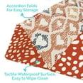thumbnail image 4 of JumpOff Jo Large Foldable Kids Foam Play Mat, Padded Baby Floor Mat, 70 x 59 in - Boho Hearts, 4 of 8