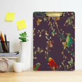 thumbnail image 5 of FMSHPON Birds ButterfliesFlowers Clipboard Hardboard Wood Nursing Clip Board and Pull for Standard A4 Letter 13x9 inches, 5 of 7