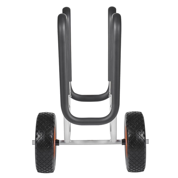Kayak Cart 150 lb Capacity, 10" Solid Tires , Ratchet Strap for SUP & Surfboard Transport