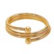thumbnail image 1 of Estilo Vintage Pulsera Ancha 3 Cadena Elástica Mujeres Chunky Joyería de Metal, 1 of 5