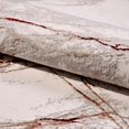 thumbnail image 4 of Brown Modern Polyester Area Rugs for Living Room Jacquard Textured Modern Rugs Soft Geometric Rug for Bedroom Mid Century Washable Rug Non-Slip Bohemian Perfect for Dining Room Office, 4 of 5