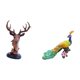 thumbnail image 5 of Figura de cabeza de ciervo, estatua decorativa de animal, adorno creativo de mesa elaborado en resina, ideal para regalar en casa, oficina, sala de es, 5 of 8