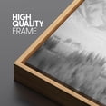 thumbnail image 5 of IDEA4WALL Extra Large Framed Canvas Print Wall Art Monochrome Bison in the Plains Landscape Nature Country Scenery Antique Retro Fine Art Animal Decorative for Home Decoration - 60"x20", 5 of 5