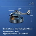 thumbnail image 4 of Solar Powered Helicopter Car Freshener, Rotating Propeller Aromatherapy Diffuser Ornament, 4 of 10