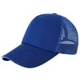 thumbnail image 2 of Clearance! Baberdicy Children's Solid Color Net Cap Student's Baseball Cap Sun Visor Cap Peaked Cap Blue, 2 of 9