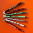 thumbnail image 2 of 7Pcs Halloween Weekday Pens Glitter Pen with Funny Sayings Vibrant Passive Fancy Ballpoint Pens Cute Gifts, 2 of 6