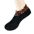 thumbnail image 4 of JeashCHAT Women's Winter Warm Leopard Bed Non Slip Home Indoor non-slip thermal socks, 4 of 4
