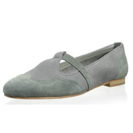 Wolverine Women's Gray 1000 Mile Lois Slip On Flats, 7 B