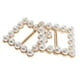 thumbnail image 2 of 2pcs Rectángulo Faux Pearl Cintas Hebillas Deslizadores Bufanda Clip Slider, 2 of 9