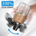 thumbnail image 5 of Glass Shaker Bottle, 2 Pack 22oz BPA-Free Odorless Shaker Bottle with 304 Stainless Steel Ball and Removable Cleaning Brush for Fitness Protein Mixes, 5 of 7