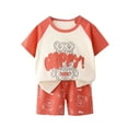 thumbnail image 4 of Penkiiy Kids Summer Animal Print Outfit 2-Piece Set - Ultra-Soft & Breathable Cotton T-Shirt + Shorts for Boys & Girls, 4 of 4