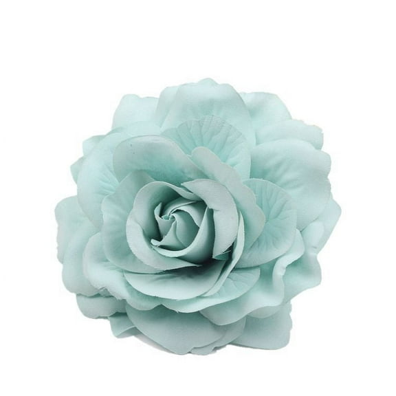 Namzi Rose Flower Elegant Hairpins Bride Hanfu Costume Hair Clips Decor Accessories for Women Girls Party Wedding Mother's Day Headpieces-Light Blue