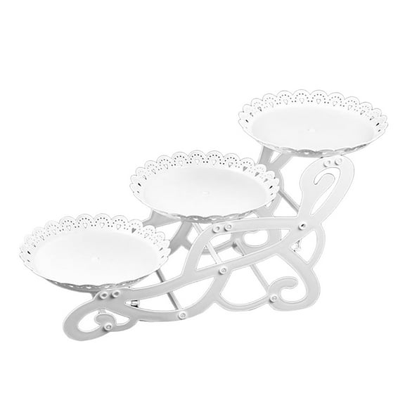 3-Tiers Dessert Display Stand Wedding Cupcake Stand Afternoon Tea Dessert Holder Type 2