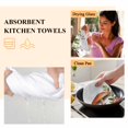 thumbnail image 6 of Mushrooms Kitchen Towel Dish Cloths Set of 3, Microfiber Soft Kitchen Hand Towels, Spring Flowers Leaves Butterflies Botanical Absorbent Quick Drying Dishcloths 18 x 28 Inches, 6 of 8