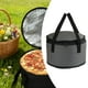 thumbnail image 5 of Bolsa térmica para alimentos, reutilizable, plegable, para barbacoa, compras y senderismo. gris, 5 of 8