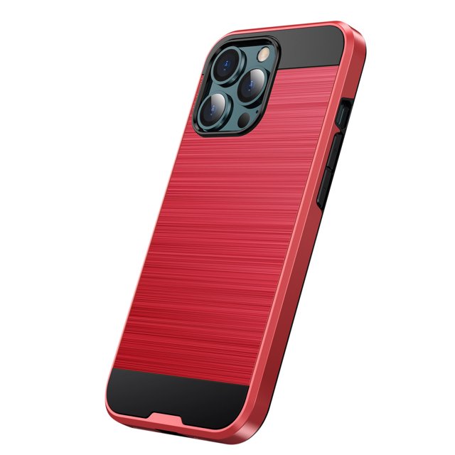 Compatible con iPhone 13 Cubierta protectora de 6,1 pulgadas Cubierta deslizante a prueba de golpes Capa protectora de doble capa resistente a los arañazos con ranura para tarjeta