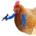 thumbnail image 2 of Accesorios Brazo Avícola 3 PCS Toy Pollo Portátil Impreso en 3D Juguete para Regalo () Azul, 2 of 9