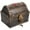 Dark Brown, variant on SHISUYAN Small Treasure Box Pirate Chest Vintage Treasure Box Small Treasure Chest with Lock and Key