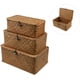 thumbnail image 5 of Soluciones elegantes de almacenamiento con algas marinas, cestas decorativas para una organización elegante y optimización del espacio (natural, 3 piezas), 5 of 8