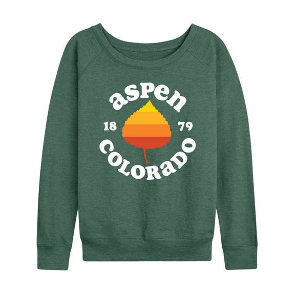 Instant Message - Aspen Colorado 1879 - Women's Lightweight French Terry Long Sleeve Shirt