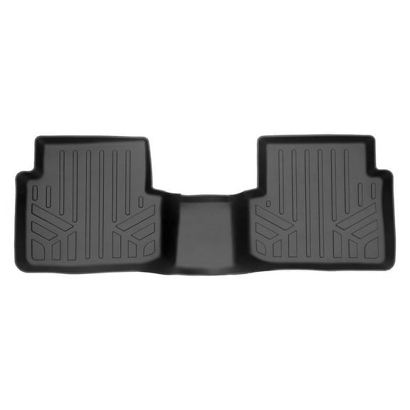 SMARTLINER Custom Fit All Weather Black 2nd Row Floor Mat Liners Compatible With 2021-2025 Ford Bronco Sport