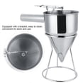 thumbnail image 4 of Qiilu Kitchen Funnel,Stainless Steel Funnel Kitchen Cooking Octopus Ball Maiking Funnel with Bracket, Octopus Funnel, 4 of 4