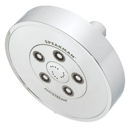 Neo Angle Shower Unit - Speakman Neo Anystream High Pressure Adjustable 2.5 GPM Shower Head, Polished Chrome