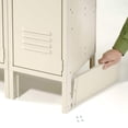 thumbnail image 3 of Global Industrial End Base For 15""D X 6""H Tan Locker Pair (Left And Right), 3 of 3