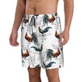 thumbnail image 2 of Naloa Cool Chicken Men's Beach Shorts, Surfing shorts, Swim trunks, Quick Dry Swim Trunks for Surfing Beach Fun - Medium, 2 of 9