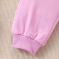 thumbnail image 5 of Zuwimk Toddler Boy Girls Sweatsuit Heart-shaped Graphic Printed Hoodie Sweatshirt and Jogger Pant Sets(T063-Purple), 5 of 9