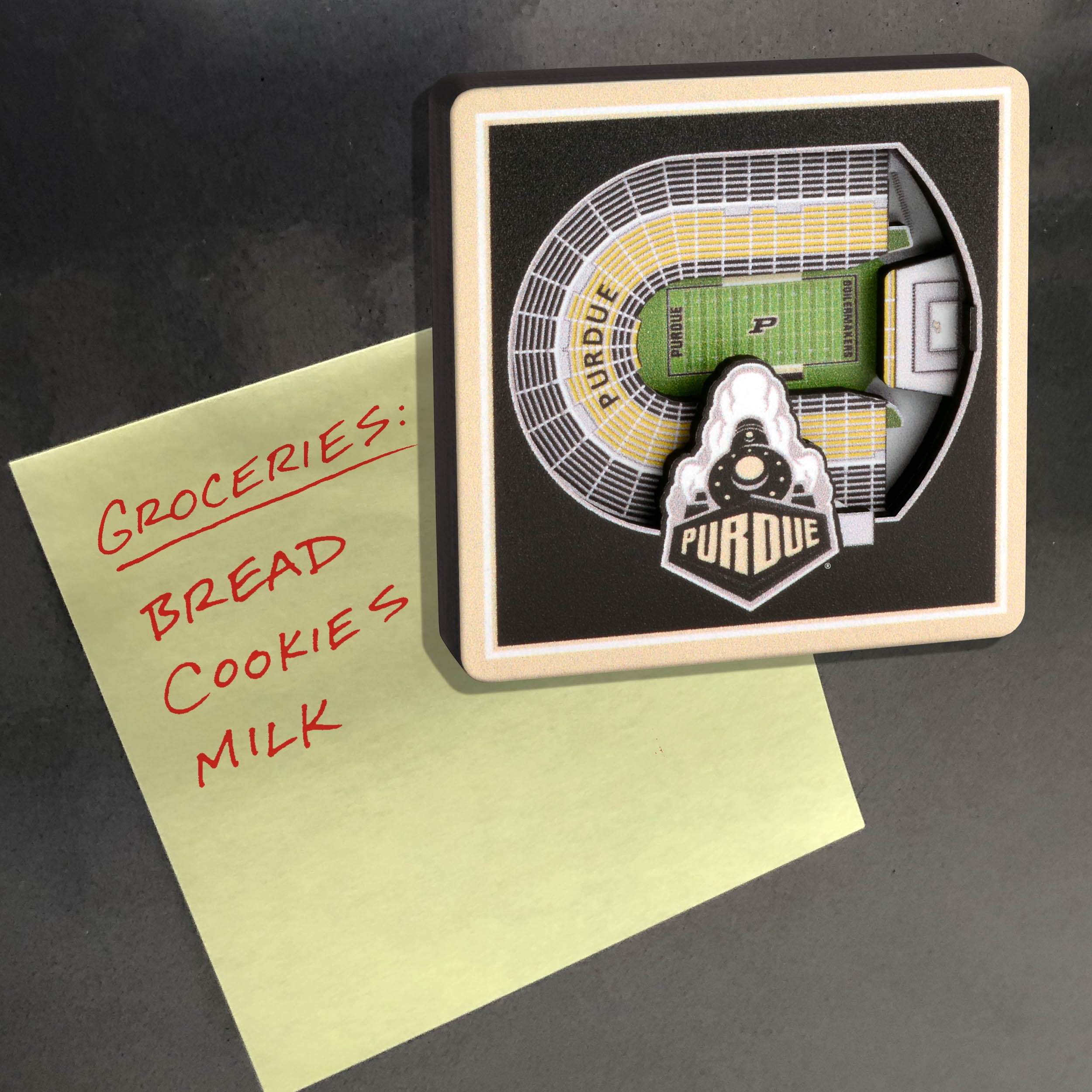 YouTheFan NCAA Purdue Boilermakers 3D StadiumView Magnet