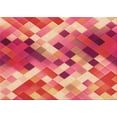 thumbnail image 1 of Ahgly Company Indoor Rectangle Patterned Crimson Red Area Rugs, 2' x 4', 1 of 6