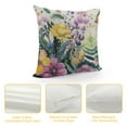 thumbnail image 4 of ONETECH Spring Lumbar Pillow Cover Multi-Colored-Flowers Butterfly Decorations Farmhouse Decorative White Cushion Case Decor for Home Sofa Couch, 4 of 5