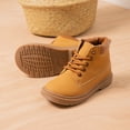 thumbnail image 6 of Meckior Toddler Girls Boys Boots Winter Snow Combat Booties Lace Up Casual Shoes for Little Kids, 6 of 8