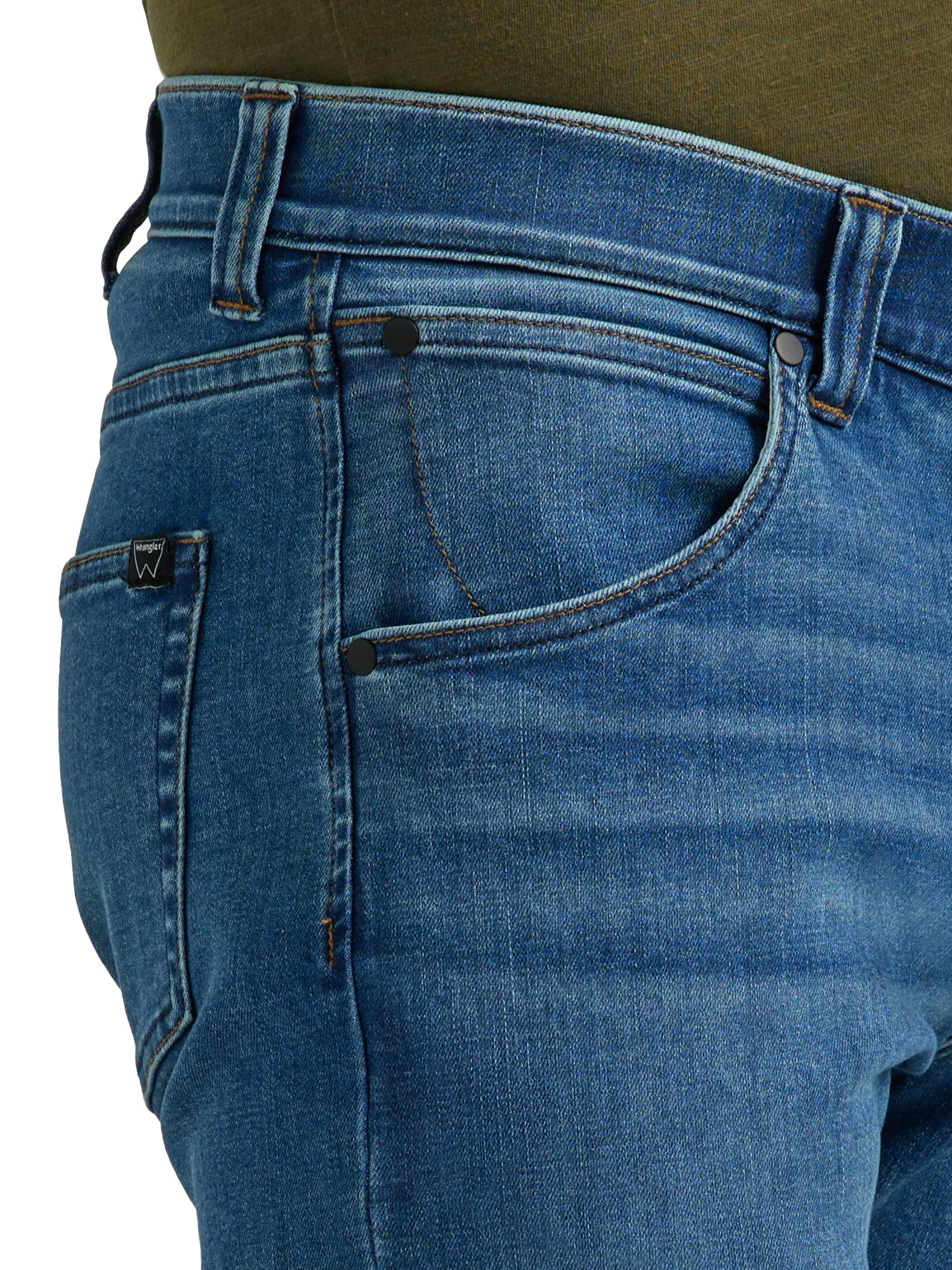 Wrangler® Men’s and Big Men’s Unlimited Comfort Taper Fit Jean with Comfort Flex Waistband Sizes 32-46