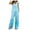 Blue, variant on Fgnfyis Women's Summer Casual Personality Personality Digital Print Sleeveless Top Elastic High Waisted Trousers Two Piece Set Trousers Sets Pants Sets White XXL