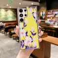 thumbnail image 3 of SaniMore Case for Samsung Galaxy S23 Ultra (6.8" 2023), Rugged PC Backplane with Flower Pattern Luxury for Girls Women Plating TPU Bumper Shockproof Anti-fall Shell, Pattern-F, 3 of 5
