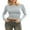Light Grey, variant on Baby Sweetie Women Casual Slim Fit Basic Crop Tops Solid Color Long Sleeve Crew Neck Pullover Tight Tee Shirts Streetwear
