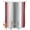 Red, variant on Split Shower Curtain for Transfer Bench, Brown Grey Fabric Shower Curtains for Bathroom, Gray Farmhouse Modern Rustic Tub Sliding Transfer Bench Waterproof Bath Curtains 72"x72"